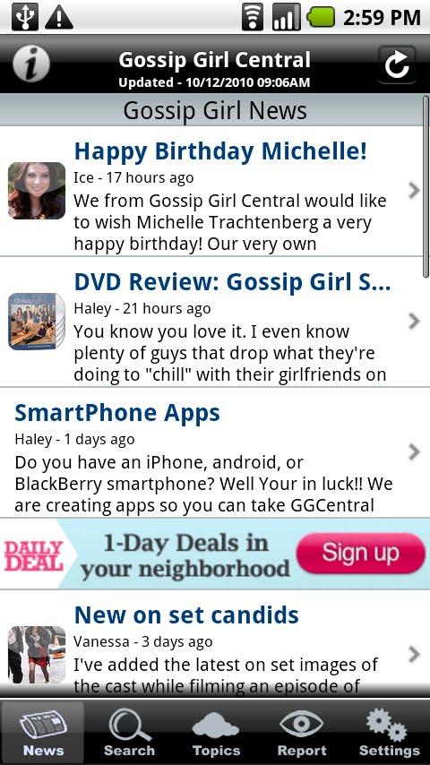 Gossip Girl Central Android Entertainment