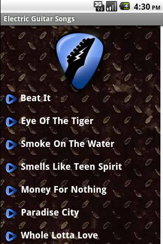 Electric Guitar Songs Android Entertainment