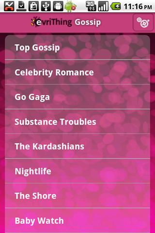 EvriThing Gossip Android Entertainment