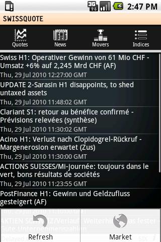Swissquote Android Finance