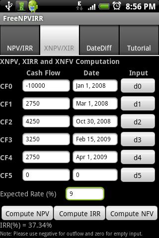 FREENPVIRR Android Finance