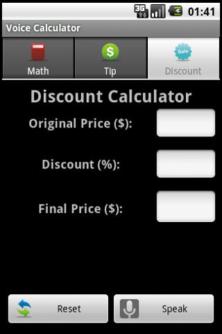 Voice Command Calculator Free Android Finance