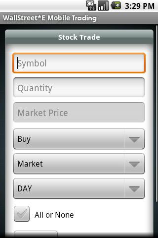 WallStreet*E Mobile Trading Android Finance