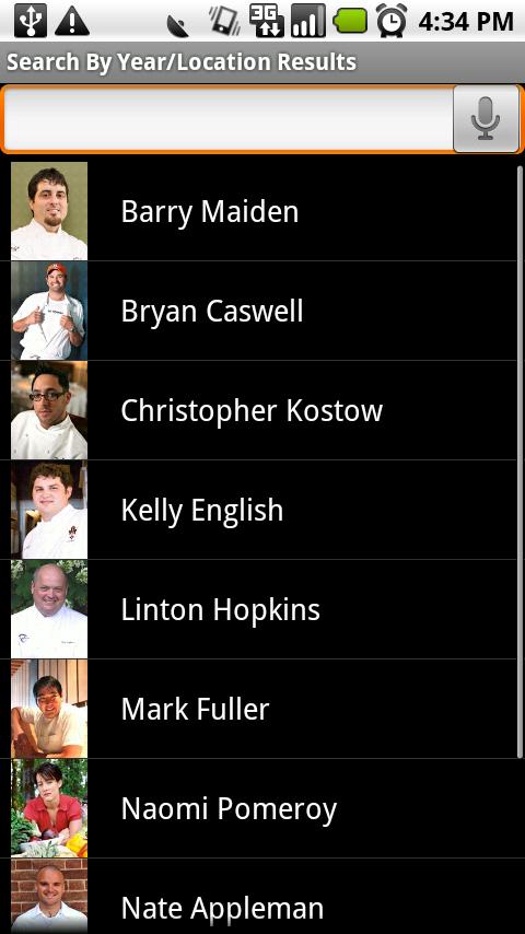 Best New Chefs Android Lifestyle