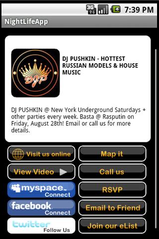 NightLifeApp Android Lifestyle