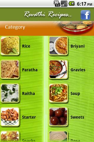 Revathi Recipe Android Lifestyle