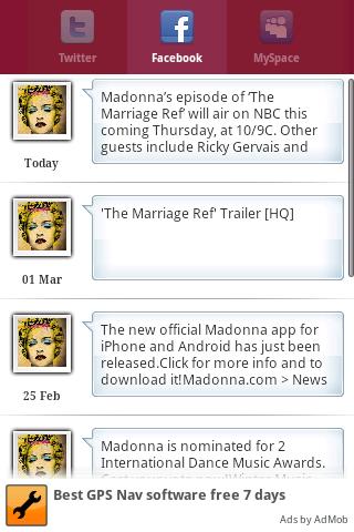 Madonna – Fans Channel Android Lifestyle