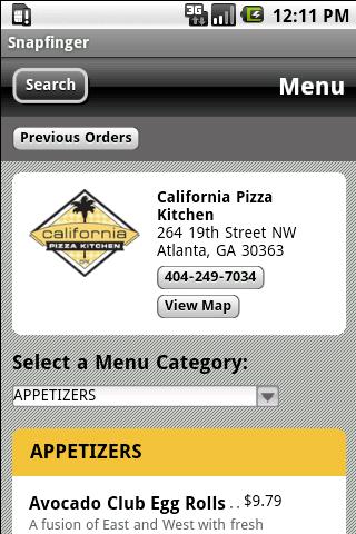 Snapfinger – Online Ordering Android Lifestyle
