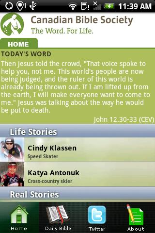 Canadian Bible Society Android Lifestyle