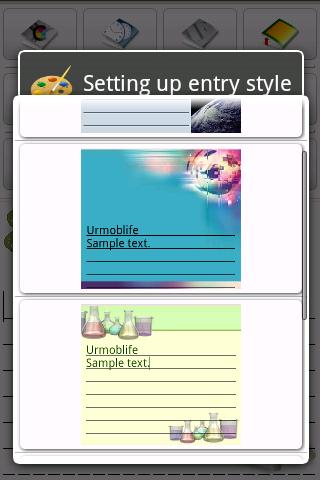 UM journal entry styles 0 Android Lifestyle