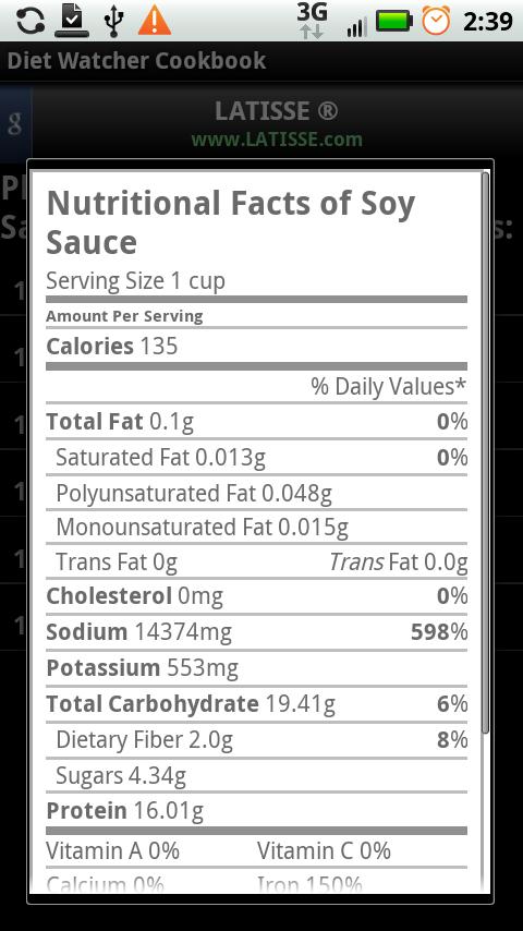 Diet Watcher Cookbook Android Lifestyle