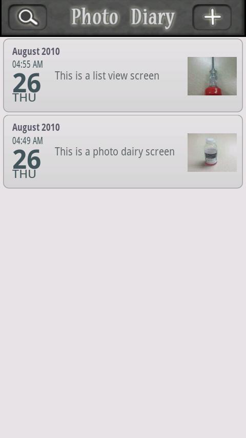 Photo Diary Android Lifestyle