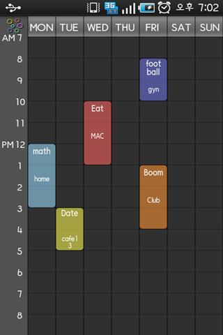 Timetable Spread ! – schedule Android Lifestyle