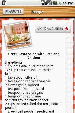 Pasta Explorer Lite Android Lifestyle