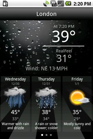 ACCU WEATHER Quick Android News & Weather