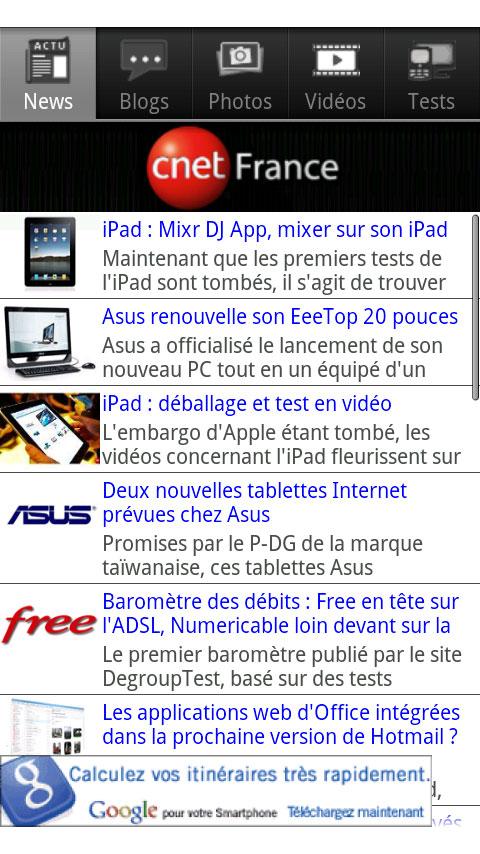 CNET France Android News & Weather