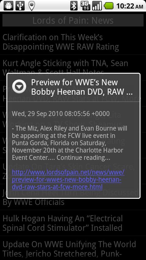 Wrestling News Android News & Weather