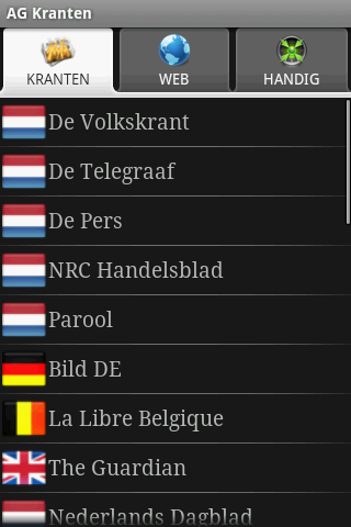 AG Dutch Newspapers Android News & Weather