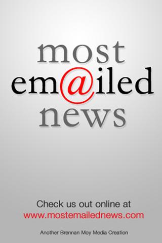 Most Emailed News