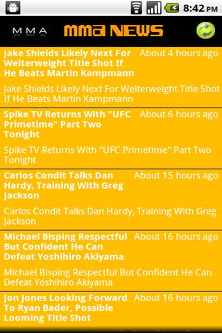 UFC Live News