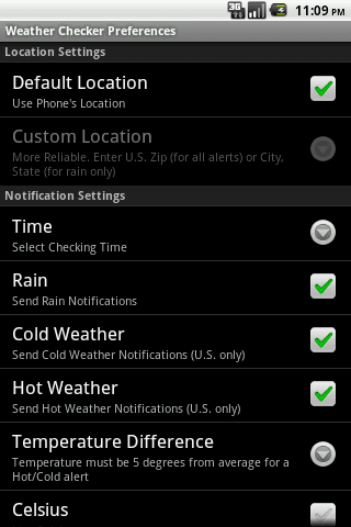 Weather Checker Android News & Weather