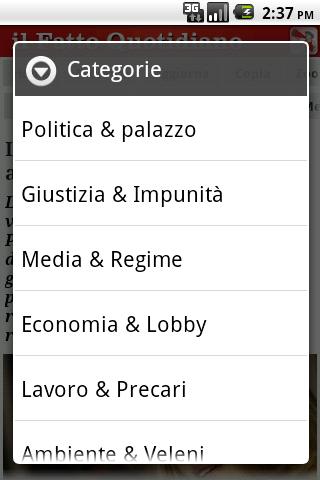 Il Fatto Quotidiano Android News & Weather