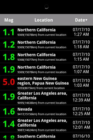 Earthquake Lite Android News & Weather
