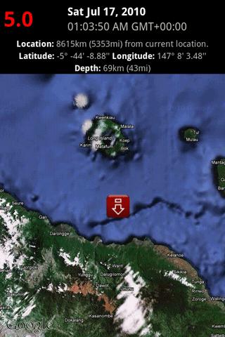 Earthquake Lite Android News & Weather