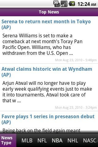 Yahoo Sports News Android Sports