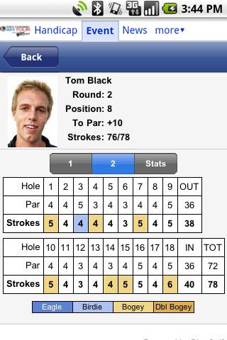 Golf Channel Amateur Tour 2010 Android Sports