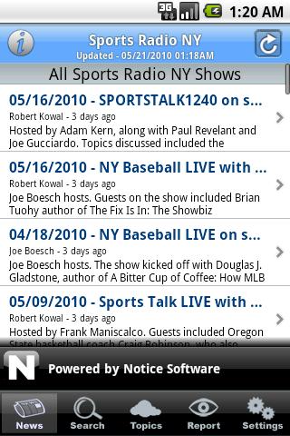 Sports Radio NY Android Sports