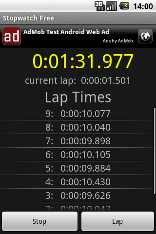 Stopwatch Free Android Sports