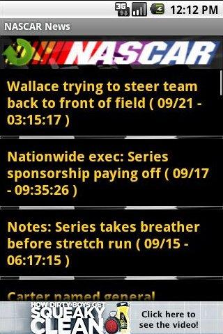 Nascar News Live Android Sports