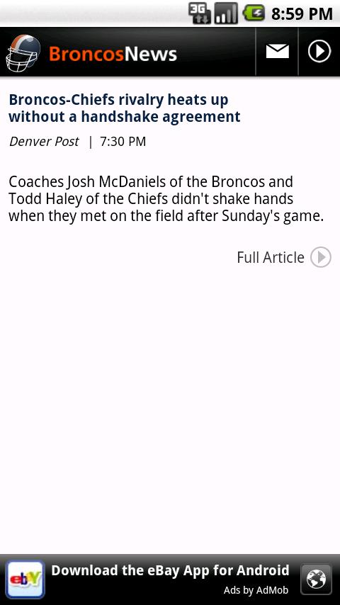 Broncos News Android Sports