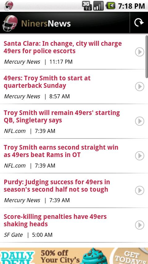 Niners News Android Sports