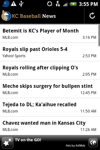 KC Baseball News Android Sports