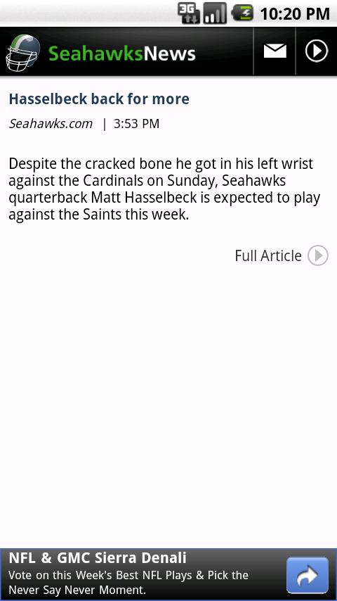 Seahawks News Android Sports