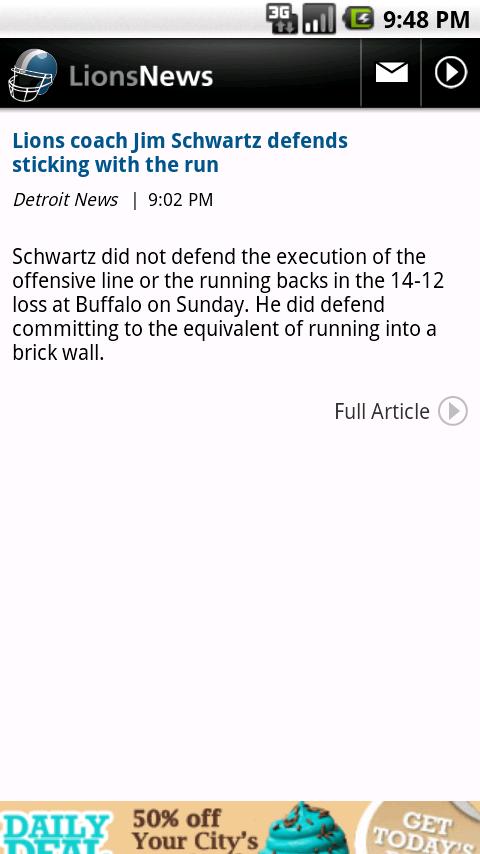 Lions News Android Sports