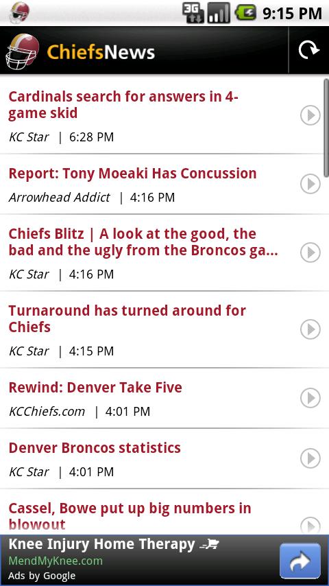 Chiefs News Android Sports