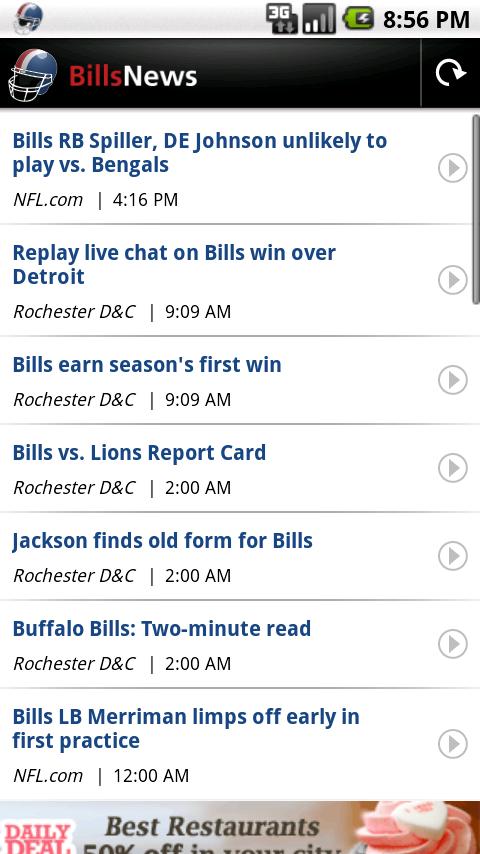 Bills News Android Sports