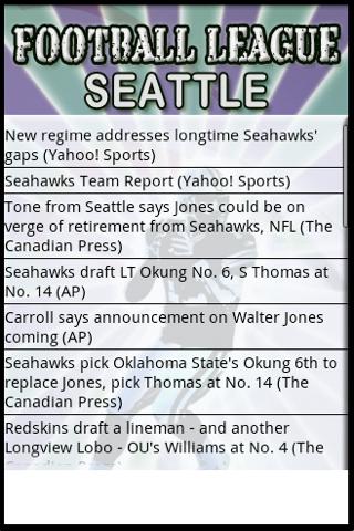 PRO FOOTBALL SEATTLE Android Sports