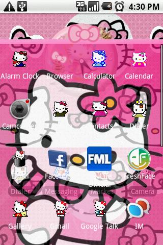 Cute Hello Kitty Theme Android Themes