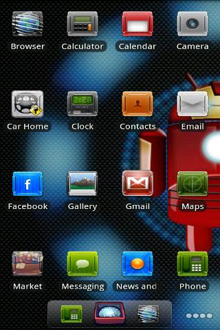 Iron Man ADW Theme Android Themes