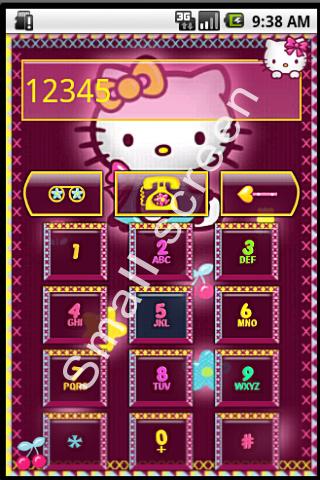 Hello Kitty Dialer Android Themes
