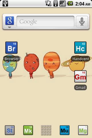 Chemistry ADW Theme Android Themes