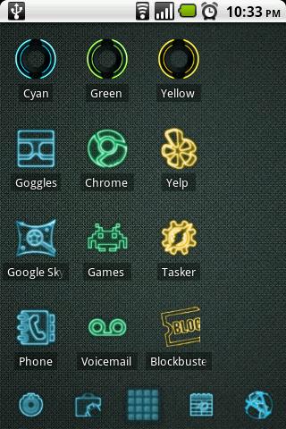 Tron ADW Theme Android Themes