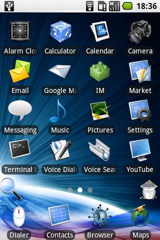 aHome Theme: Happiness Vista Android Themes