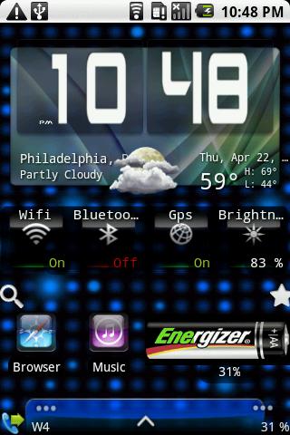 Weather widget Win7 toggle