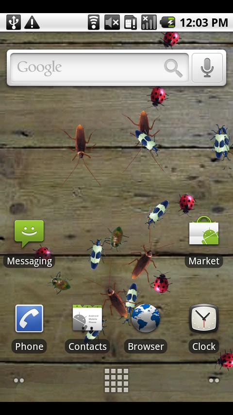 Bugz Live Wallpaper Android Themes