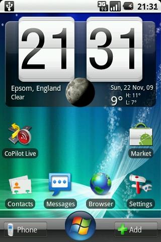 Windows7 Theme for GDE Android Themes